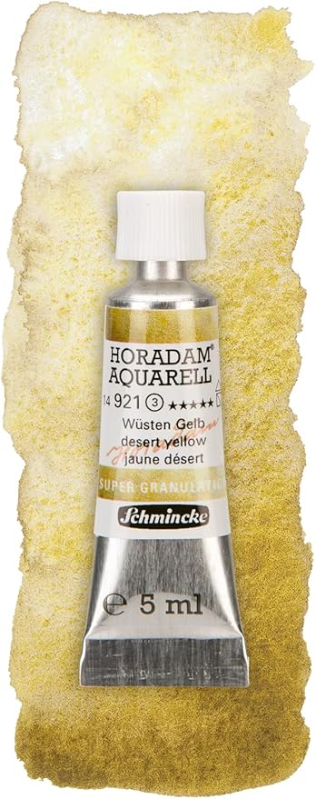 Schmincke Horadam® Aquarell, Super Granulation Trio Desert, 5 ml Tubes, 74 620 097, Cardboard Set, Very Strong Granulating colors, Finest, Super Granulating Watercolors