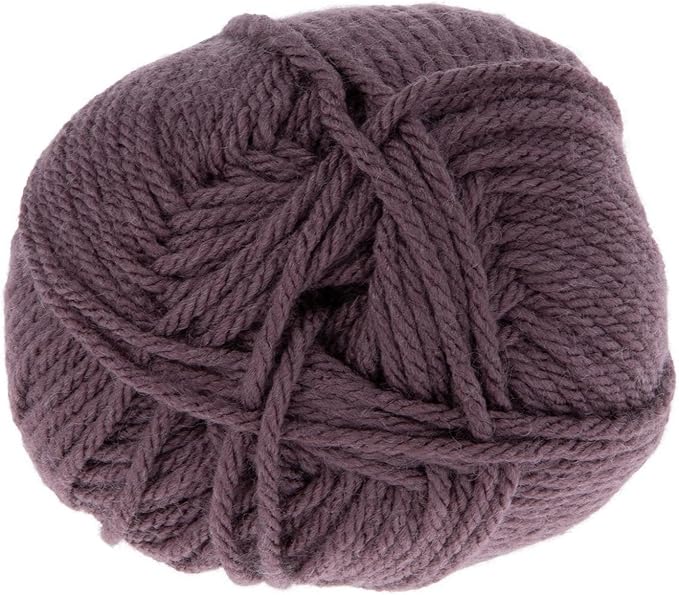 Yarn Bee Soft & Sleek Chunky - 5-Bulky - 100% Low Pill Acrylic, Yarn for Crocheting & Knitting Blankets, Hats, Sweaters, and More, Set of 2, 505 French Lilac