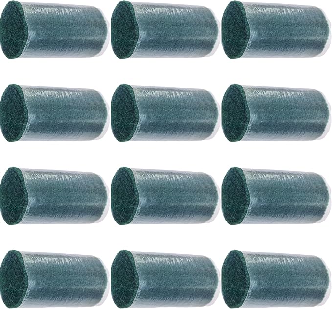 Yglnden 12 Rolls Latch Hook Kit Colorful Yarn Bundles Cut Rug DIY Latch Hook Yarn for Handmake Craft Sewing Knitting for Adults (Green #32)