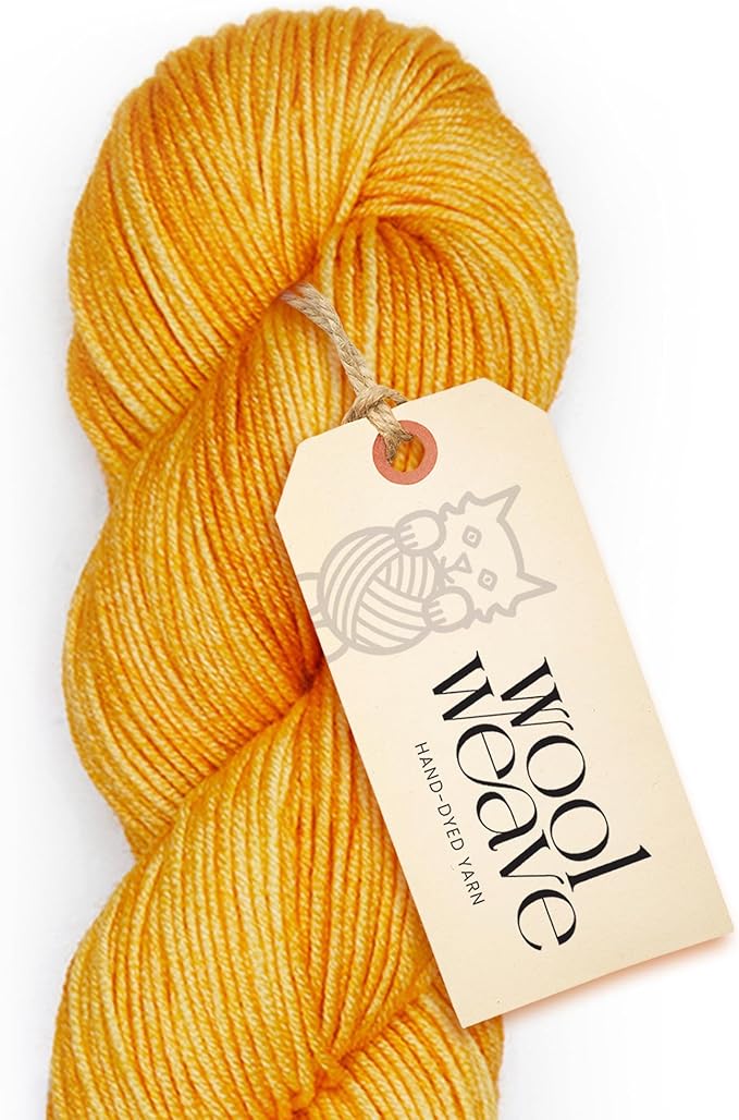 Superwash Merino Wool Yarn for Knitting & Crocheting - Premium Hand Dyed Yarns, 100gr, 240 Yards, Dk Weight Yarn - Luxurious, Soft & Durable