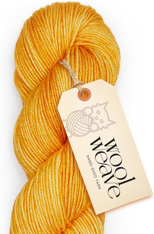 Superwash Merino Wool Yarn for Knitting & Crocheting - Premium Hand Dyed Yarns, 100gr, 240 Yards, Dk Weight Yarn - Luxurious, Soft & Durable