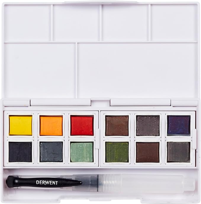 Derwent Line and Wash Mixed Media Paint Set with Line Makers (2306245)