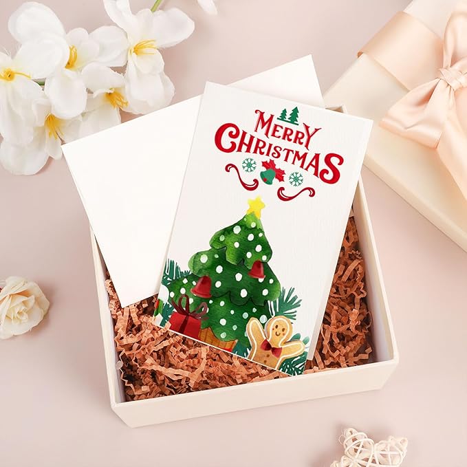 60 Sets Watercolor Cards with Envelopes, 140 lb/300 GSM Watercolor Paper Cards, 5x7 Inch Foldable Blank Watercolor Postcards and Envelopes for Greeting Cards, Wedding Invitations, Thank You Card