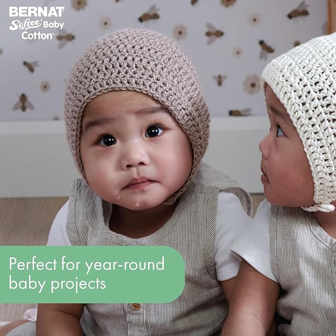 Bernat Softee Baby Cotton YARN, Petal