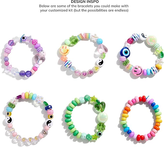 BaubleBar Ultimate DIY Bracelet Kit | 1000+ Pcs | Great for a Gift or Party | Bracelet Jewelry Making Kit with Beads