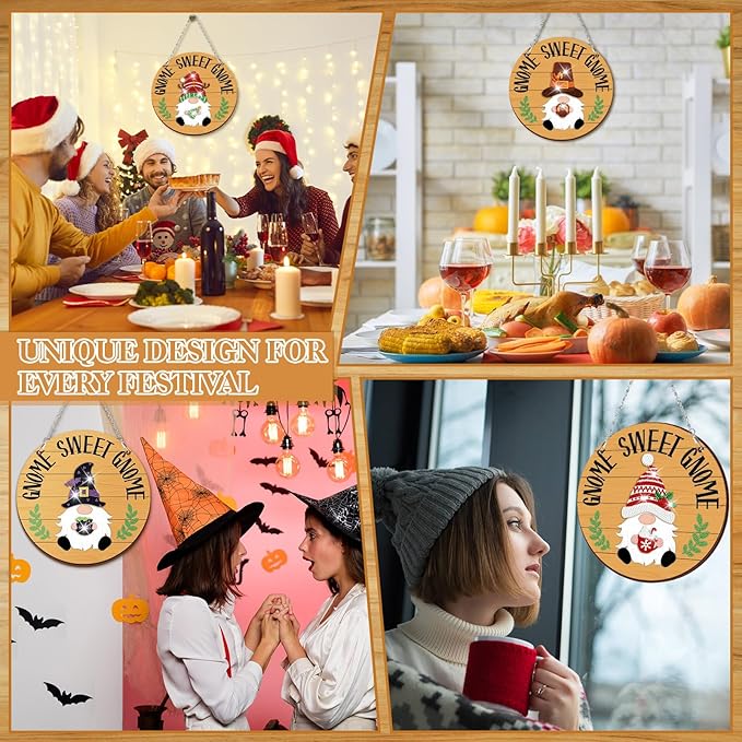 CroBlissful 41 Pcs Easter Interchangeable Iron Gnome Decor DIY Diamond Painting Craft Kit with Magnetic Hats Hands for Seasonal Holiday Decor