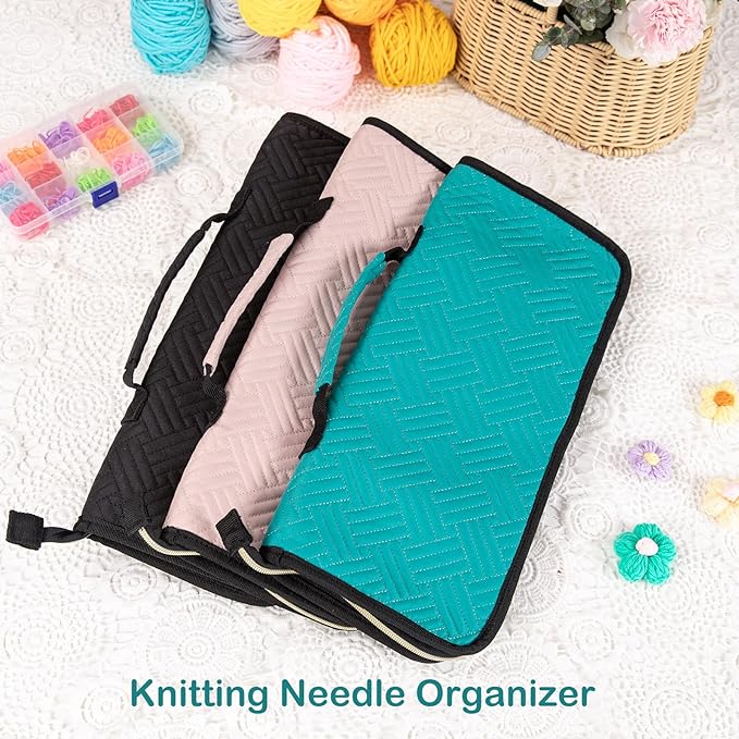 Knitting Needles & Crochet Hook Case - Empty (up to 14 Inches) - Knitting & Crochet Accessories Organizer