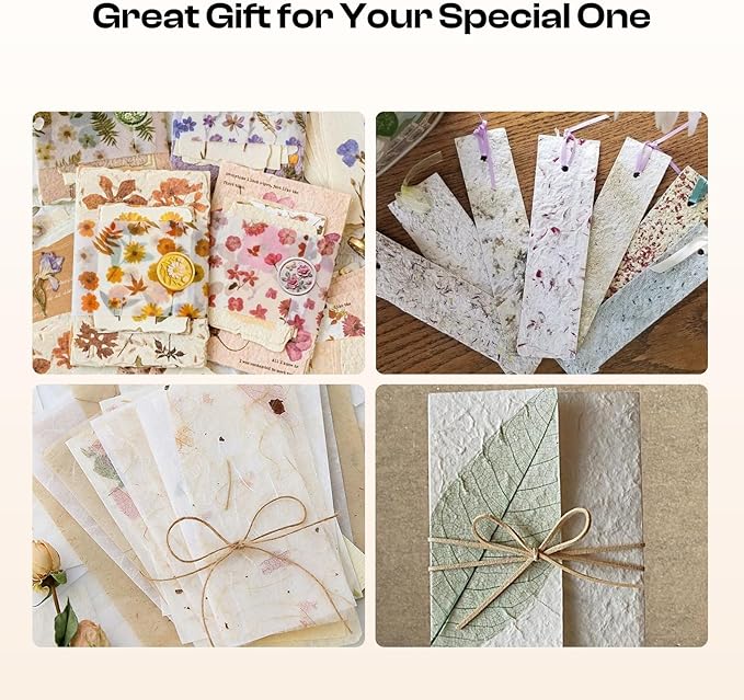 Caydo Paper Making Kit, 2 Size A5 A6 Papermaking Mould and Deckle with Pulp Sheets, Mesh, Sponge, Paints & Confetti, Paper Making Screen Kits for Adult, DIY Paper Making Supplies for Craft Lovers