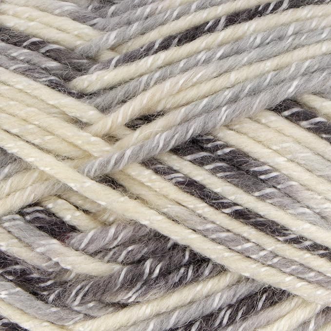 JubileeYarn Chunky Melody Yarn - 100g/Skein Bulky Wool Blend - Jump Rope - 2 Skeins
