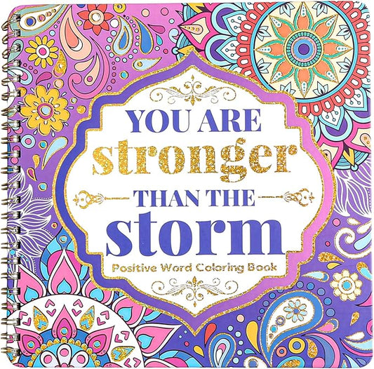 Women's Coloring Book 30 Pages Inspirational Quotes Coloring Books for Adults to Relax and Relieve Anxiety, Gift for Mother's Day, Birthdays, Christmas, Anniversaries
