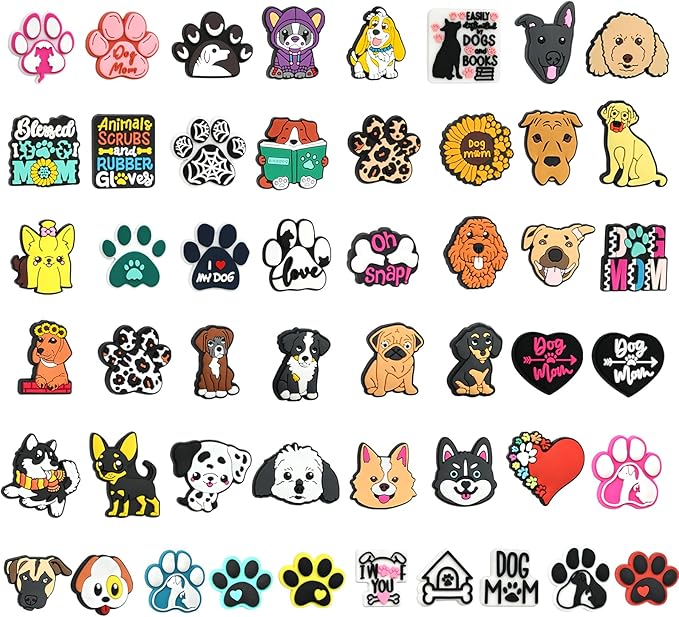 Silicone Focal Beads for Pens Dog Accessory Kit 50 Pcs Colorful Round Silicone Beads for Keychain Making Bracelet Necklace Handmade Crafts
