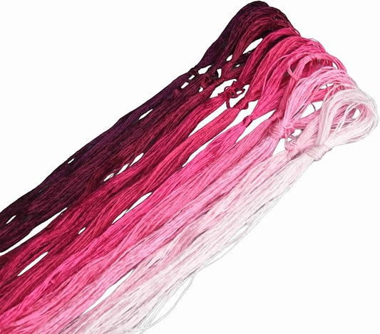 Mulberry Silk Floss Embroidery Thread Floss-Cross Stitch Threads China Silk Woven Jewelry Threads DIY Sewing Kits (25)
