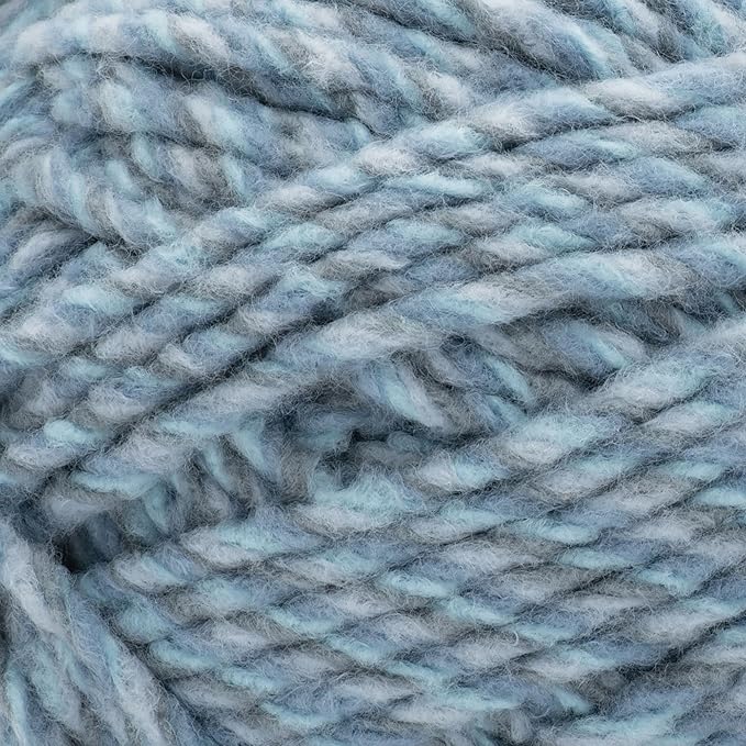Bernat Forever Fleece Blue Wave Yarn - 2 Pack of 280g/9.9oz - Polyester - 6 Super Bulky - 194 Yards - Knitting/Crochet