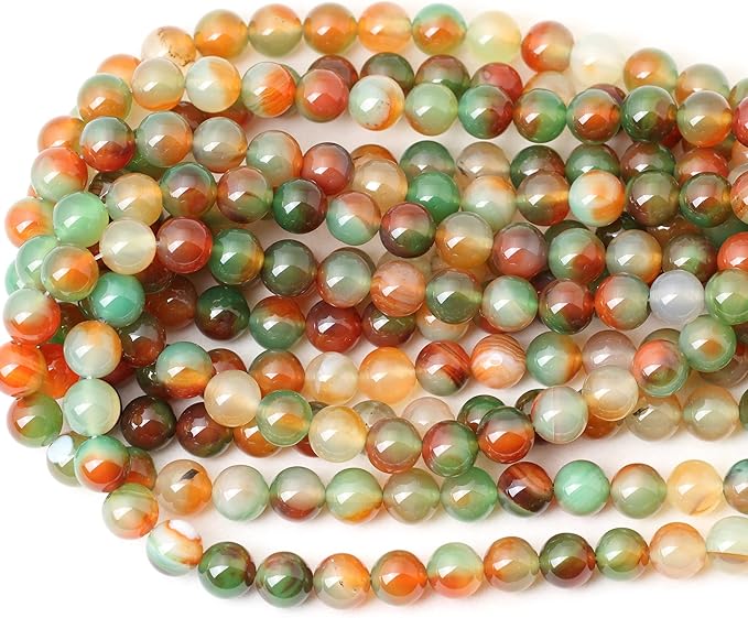 35PCS 10mm Peacock Agate Round Loose Beads for Jewelry Making DIY Materials 1 Strand 15"