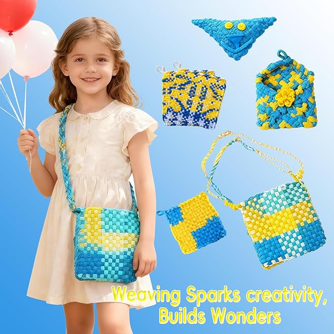600 PCS Weaving Loom Refill Loops, Potholder Loops for 7-10 Inch Loom, Weaving Bands DIY for Kids, Ideal Gifts for Girls Ages DIY Crafts Supplie (3 Fresh Colors (600 Loops))