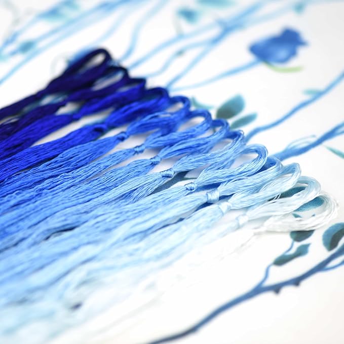 Natural 100% Mulberry Handmade Embroidery Silk Thread Silk Floss (70)