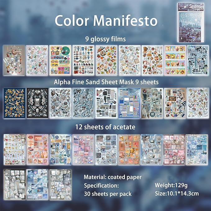 1600+ Pcs Vintage Sticker Books for Scrapbook Supplies & Junk Journal Supplies - Retro Y2K Stickers (Glossy/Matte/Textured) | Ephemera, Journal Supplies, Craft Embellishments