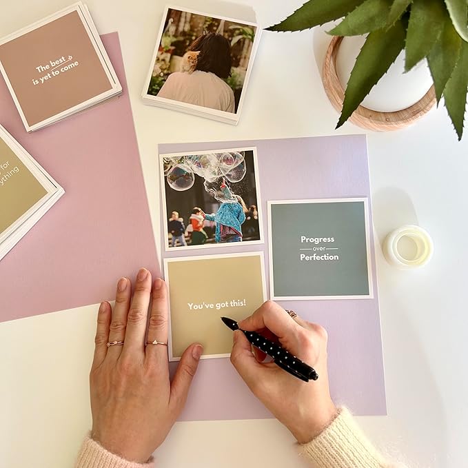 SIMPLY RSB The Ultimate Vision Board Kit and Inspirational Gift | 100 Motivational Cards, Complete Wall Decor Accessories (Cards Only)