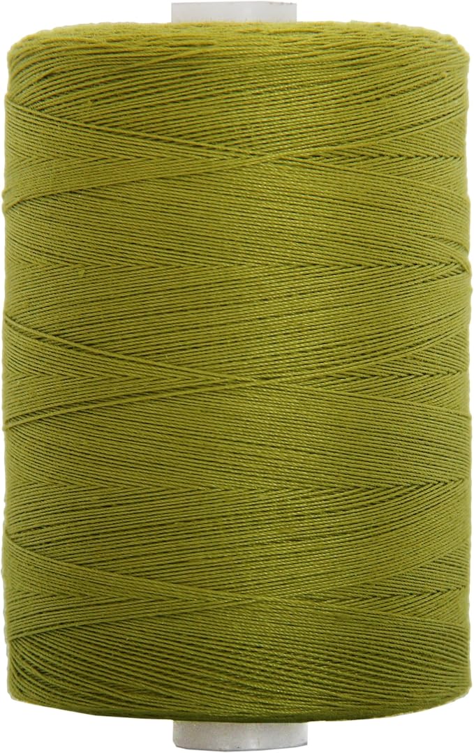 Threadart 100% Cotton Thread | for Quilting, Sewing, and Serging | 1000M Spools 50/3 Weight | Olive Green 732