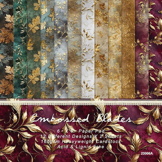 YASMEN Scrapbook Paper Pad, 6x6 Single-Sided Mother's Day Cardstock Paper Pad for Card Making, Journals, Planner, DIY Envelopes, Greeting Cards, Gift Card, Decorative Art Craft -24 Sheets