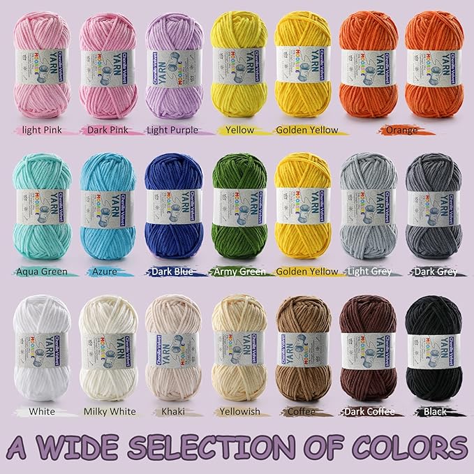4 Pac Chenille Yarn for Crocheting - Blanket Yarn for Crocheting - Fluffy Yarn for Crochet, Baby Yarn for Crocheting Soft Blankets Weight Per Roll 50g/1.76oz, Length 60m/65yard (Aqua Green)