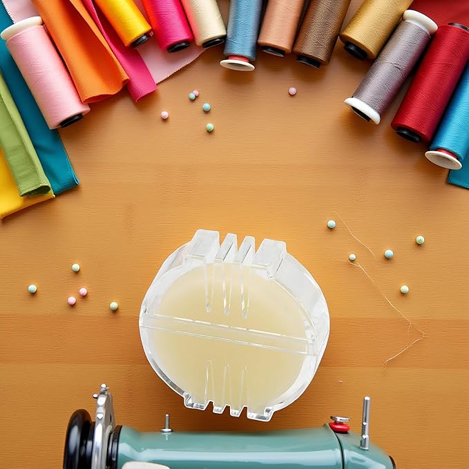 1Pc Thread Wax Conditioner Beeswax for Conditioner Round for Needle Sewing DIY Practical Sewing Tool Thread Wax for Embroidery and Floss Sewing Arts,Crafts and