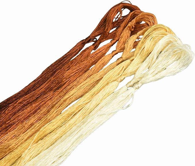 Mulberry Silk Floss Embroidery Thread Floss-Cross Stitch Threads China Silk Woven Jewelry Threads DIY Sewing Kits (27)
