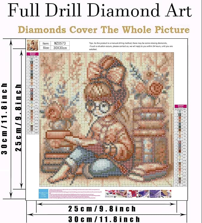 mrpwnle Diamond Painting Kits for Adults, 5D Reading Book Diamond Art Kits for Adults Beginner, DIY Full Drill Books Diamonds Paintings Gem Art and Crafts Kit Home Decor Gift12x12inch