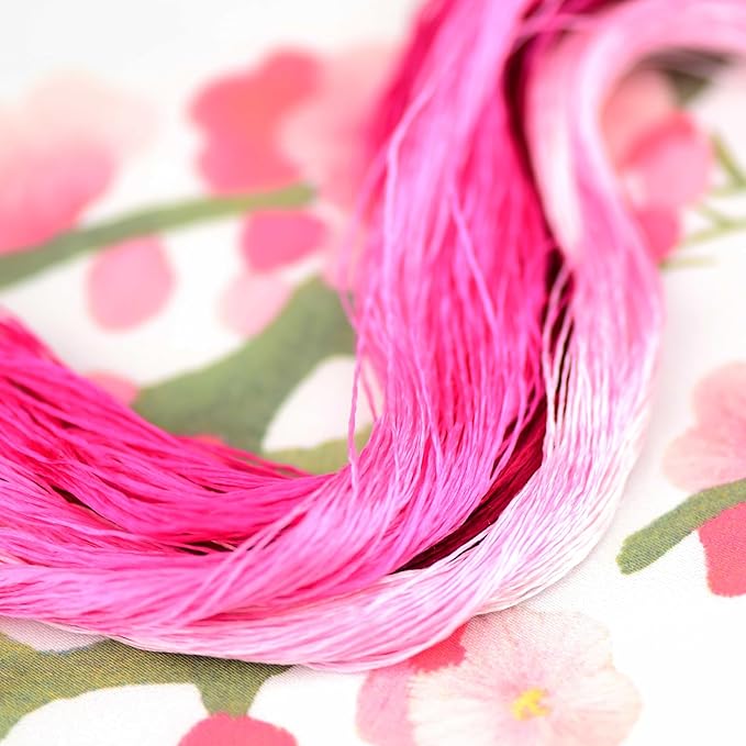 Mulberry Silk Floss Embroidery Thread Floss-Cross Stitch Threads China Silk Woven Jewelry Threads DIY Sewing Kits (39)