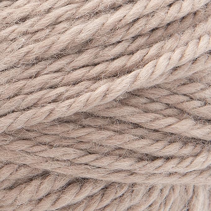 Lion Brand Yarn, Re-Spun Thick & Quick Super Bulky Yarn for Knitting, Crochet, and Crafts, Hazelwood, 3 Pack, Soft Fiber for Chunky Blankets, Bulky Throws, and Cozy Sweaters