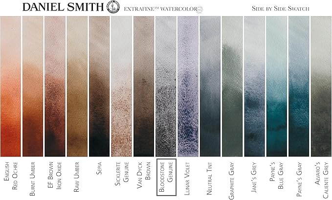 Daniel Smith Extra Fine Watercolor Paint, 5ml Tube, Bloodstone Genuine, 284610193, 0.17 Fl Oz (Pack of 1)
