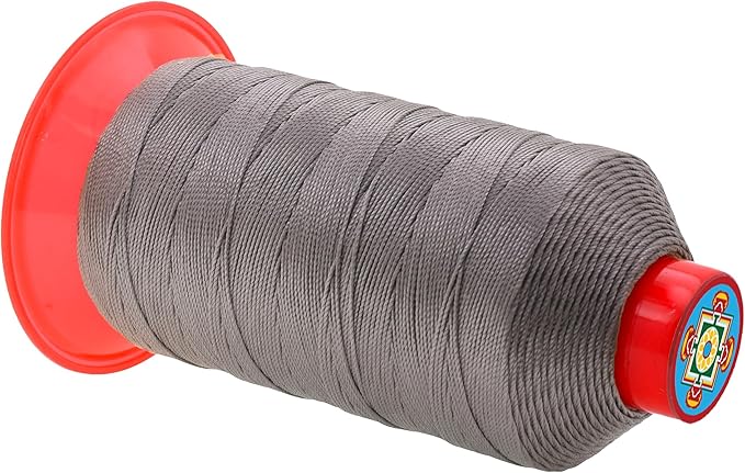 Mandala Crafts Size 277 840D T270 Bonded Nylon Thread - Taupe 800 YDs Tex 270 Heavy Duty Sewing Threads for Leather, Jeans, Weaving, Outdoor Marine Upholstery
