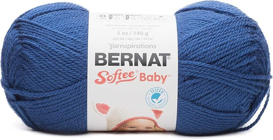 Bernat Softee Baby Yarn, 5 oz, Gauge 3 Light, Navy
