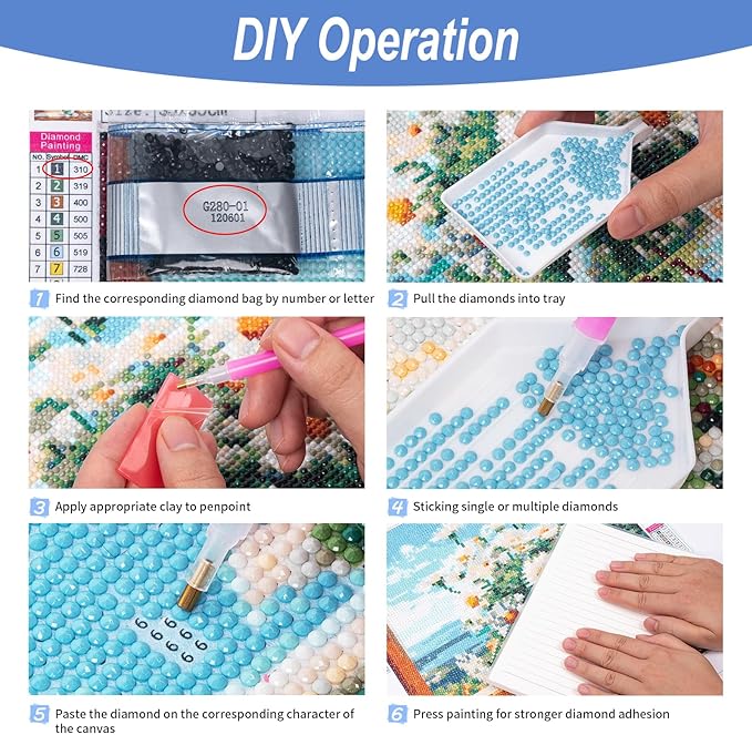 Camocin Diamond Art Kits for Adults Gnomes, 5D Gnome Diamond Painting Kits for Adults Beginners, DIY Bee Full Round Dots Drill Gem Art Kit for Gift Home Wall Decor 14 x 14 Inch
