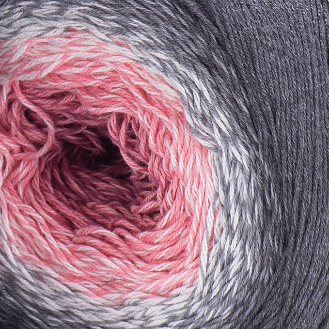 YarnArt Flowers – Gradient Cotton Acrylic Blend, 250g (8.8 oz), 1094 yds, Lightweight Sport Yarn for Crochet, Knitting, Shawls, Summer Projects (279)
