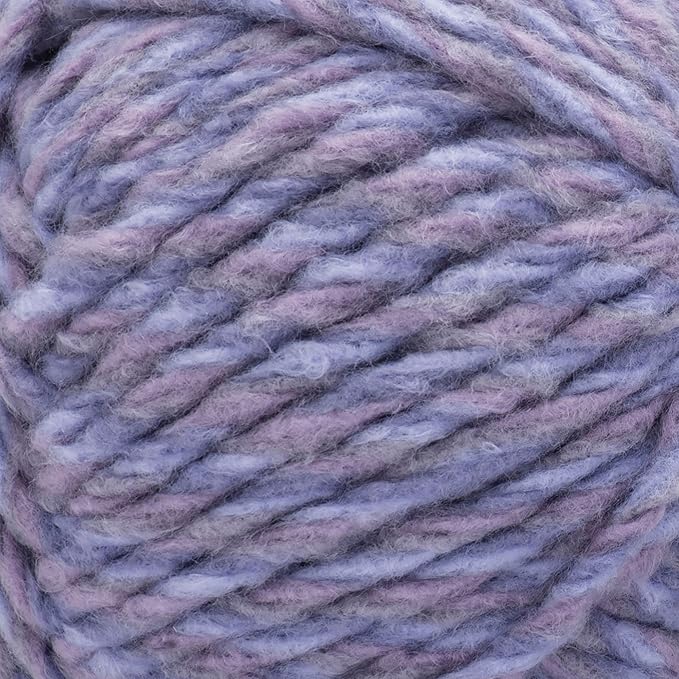 Bernat Forever Fleece Violet Haze Yarn - 2 Pack of 280g/9.9oz - Polyester - 6 Super Bulky - 194 Yards - Knitting/Crochet