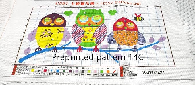CaptainCrafts New Cross Stitch Kits Embroidery Kit Full Range Pre-Printed and Counted Fabrics Kits for Adults Beginners Home Decor (Stamped 14CT, Summer time)