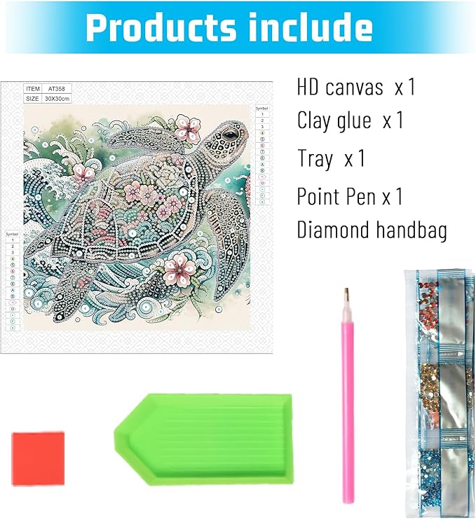 LazyFold Diamond Art Painting Kits for Adults, DIY Flowers 5D Special Shape Diamond Art Kits, Crystal Rhinestones Diamond Gem Art Painting for Home Wall Decoration 12×12inch