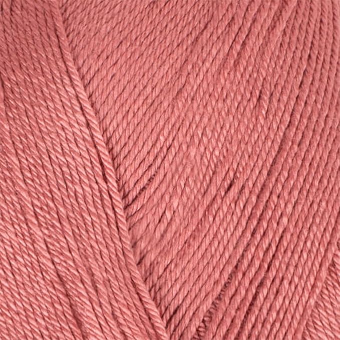 Estako Dream, 100% Microfiber Acrylic Yarn, Soft, Super Fino/Fingering Weight (1) for Crochet and Knitting 3.5 Oz (100g) / 382 Yrds (350m) (73100 - Coral)