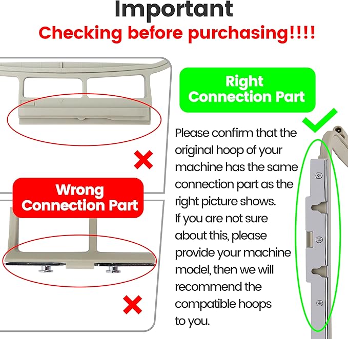 new brothread embroidery machine hoop 4 in 1 set(sa442+sa443+sa444+sa445) compatible with brother pe900 se2000 pe800 se1900 se1950 pe780d 770 700 750d se1800 innovis1250d babylock accord emore ellure