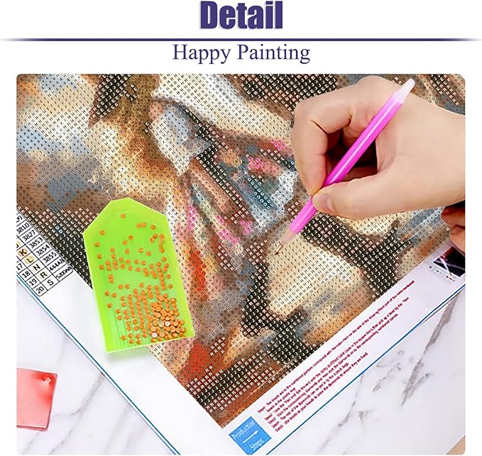 STGLCR Boot Diamond Painting Kits for Adults,5D Horse Cowboy Diamond Art Kits for Beginners,DIY Full Drill Diamond Gem Art with Painting Kits for Home Wall Decor 12 x 12 Inch