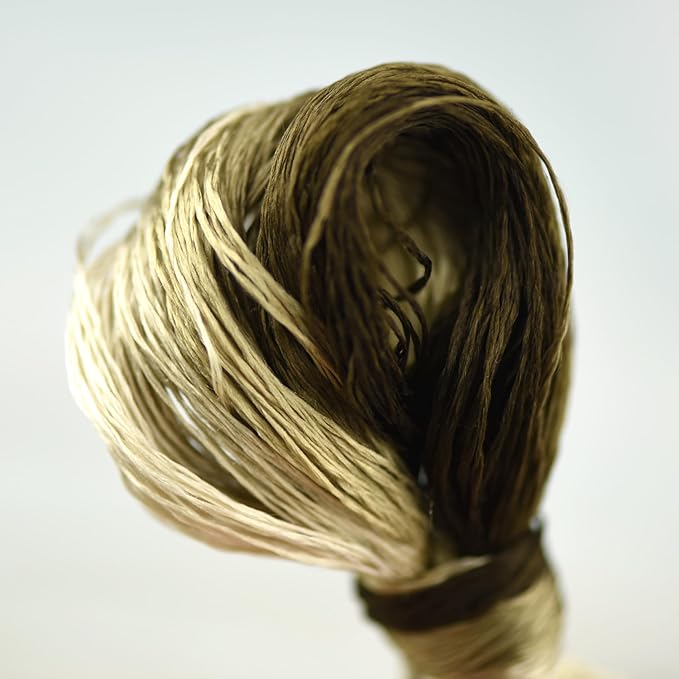 Natural 100% Silk Thread, Handmade Embroidery Thread Silk Floss 7 Colors 110m Each (57)