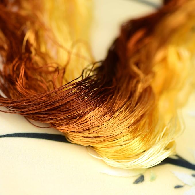 Mulberry Silk Floss Embroidery Thread Floss-Cross Stitch Threads China Silk Woven Jewelry Threads DIY Sewing Kits (27)