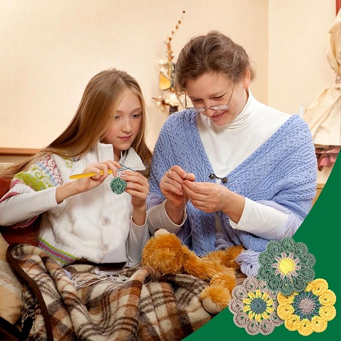 XANGNIER Crochet Starter Kit with Step-by-Step Video Tutorials, Hook, Accessories, Learn to Crochet Beginner Kit for Adults and Kids, DIY Arts & Crafts