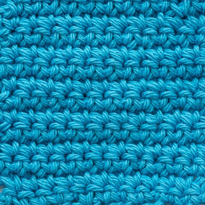 Lily Sugar'n Cream 100% Cotton Yarn 6-Pack Bundle with Bella's Crafts Stitch Markers (Hot Rainbow)