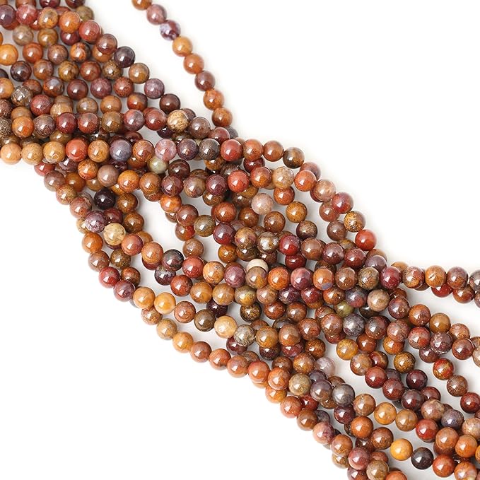 60PCS 6mm Natural Aqua Nueva Agate Round Loose Beads DIY Bracelet Necklace Materials 1 Strand 15"