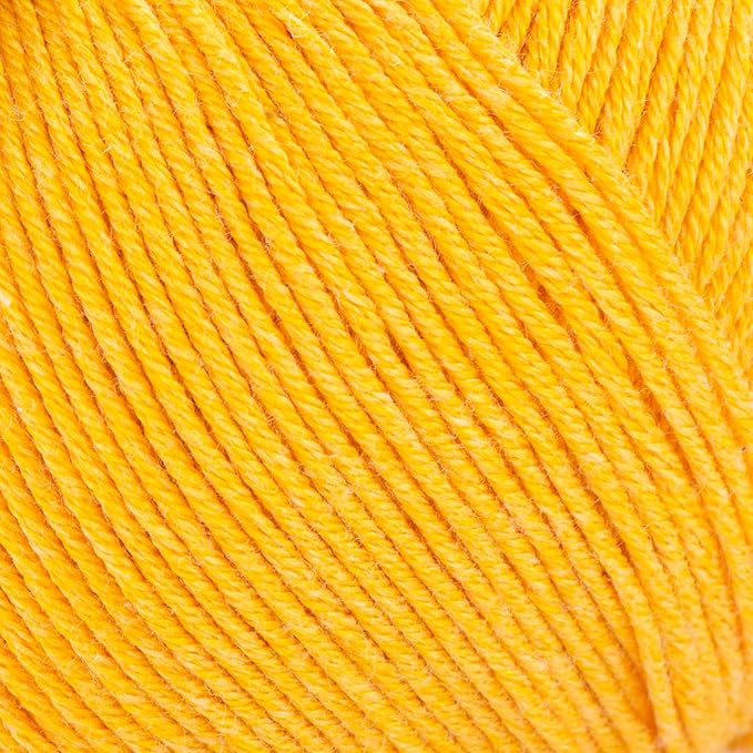 YarnArt Baby Cotton Yarn 4-Pack – Soft Knitting Yarn for Baby & Summer, 50% Cotton 50% Acrylic, 1.76 Oz Each, 180.44 Yds/Skein – Ideal for Amigurumi & Crochet Projects (432)
