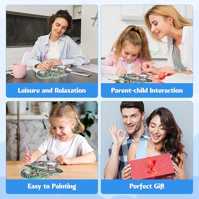 GHHKUD Hanging Gnomes Diamond Art Pendants Kits, DIY Hanging Decoration Double Sided Christmas Diamond Pinting Ornaments for Adults Kids Gifts for Home Decor