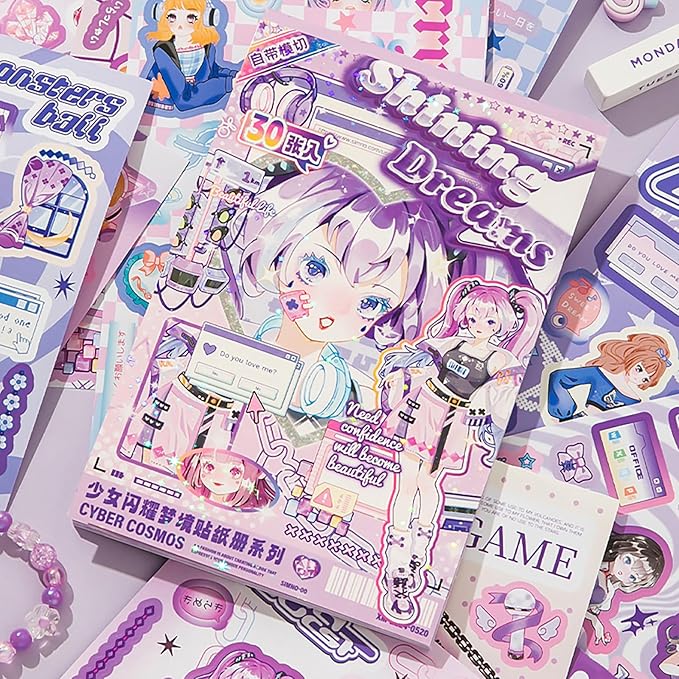 500 Cute Girl Stickers Cute Anime Girl Scrapbook Sticker Kawaii Stickers People Stickers Perfect for journals, scrapbooks, and as Gifts for Girls