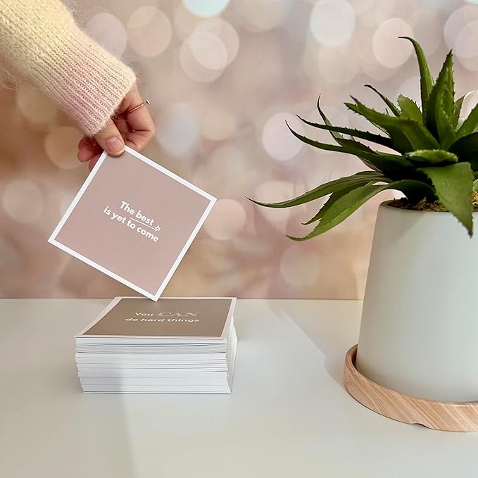 SIMPLY RSB The Ultimate Vision Board Kit and Inspirational Gift | 100 Motivational Cards, Complete Wall Decor Accessories (with Wall Accessories)